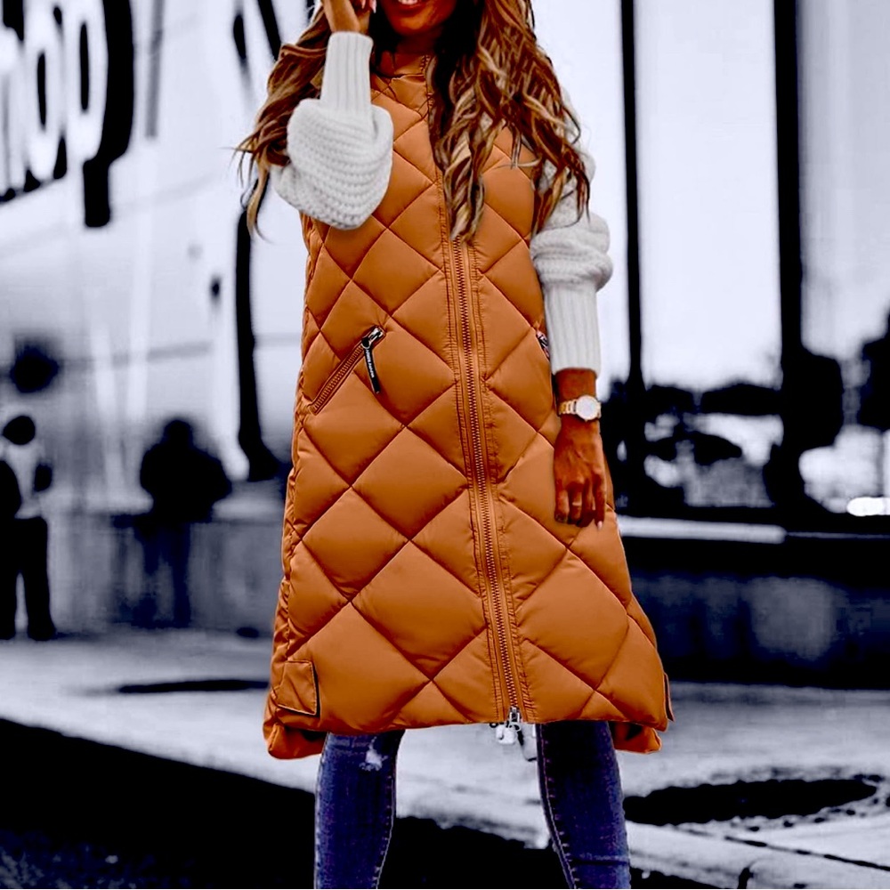 Long Puffer Vest